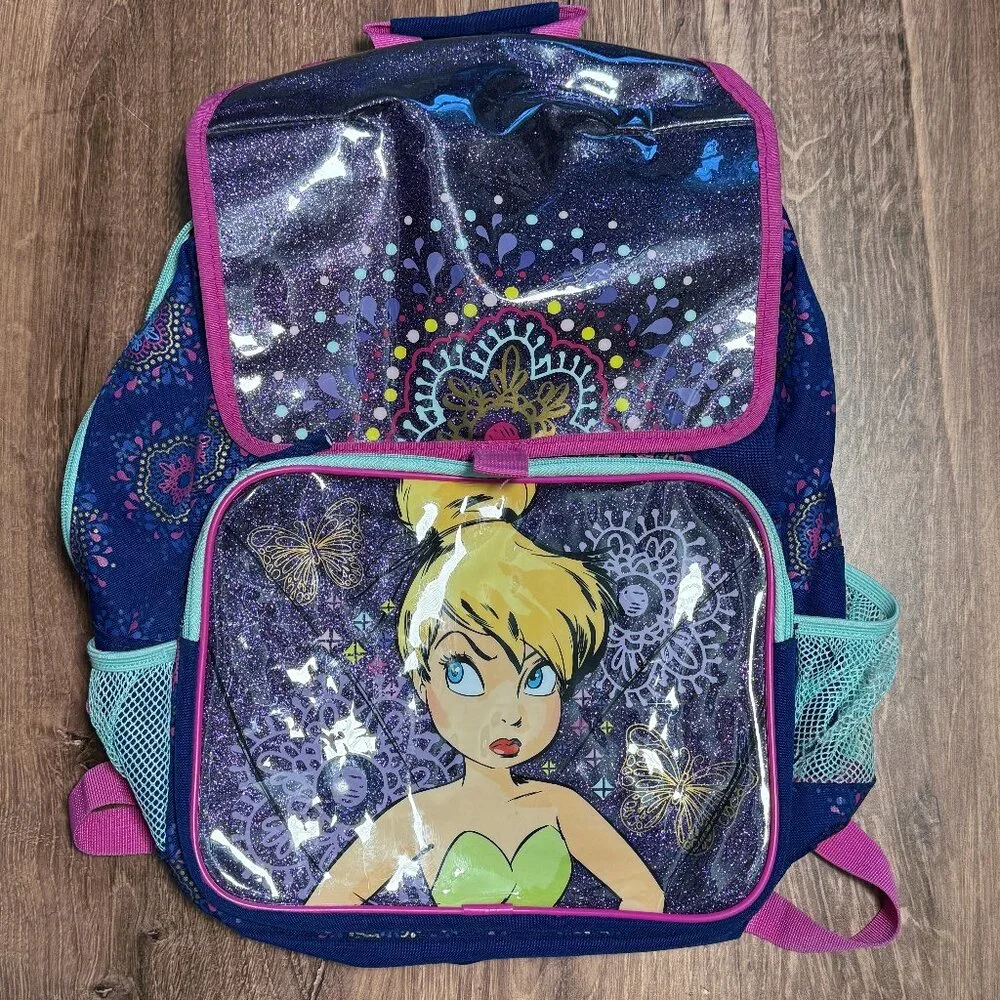 Disney Store Tinker Bell Glitter Backpack - Picture 1 of 11